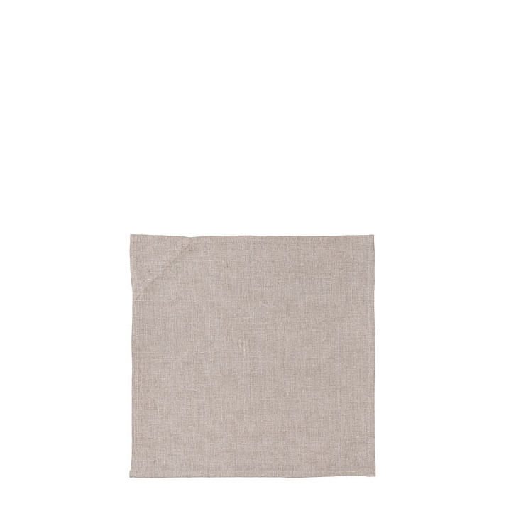 Serviette 100% lin nat.