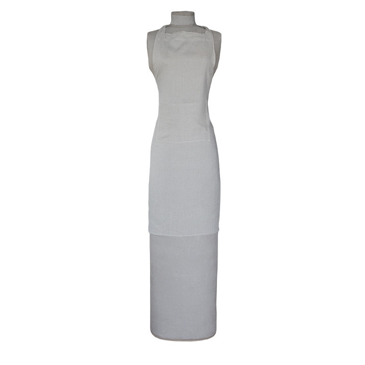 100% natural linen apron
