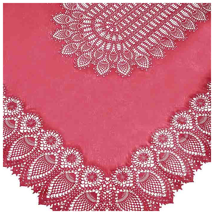 Vinyl lace waterproof tablecloth 150x264 cm
