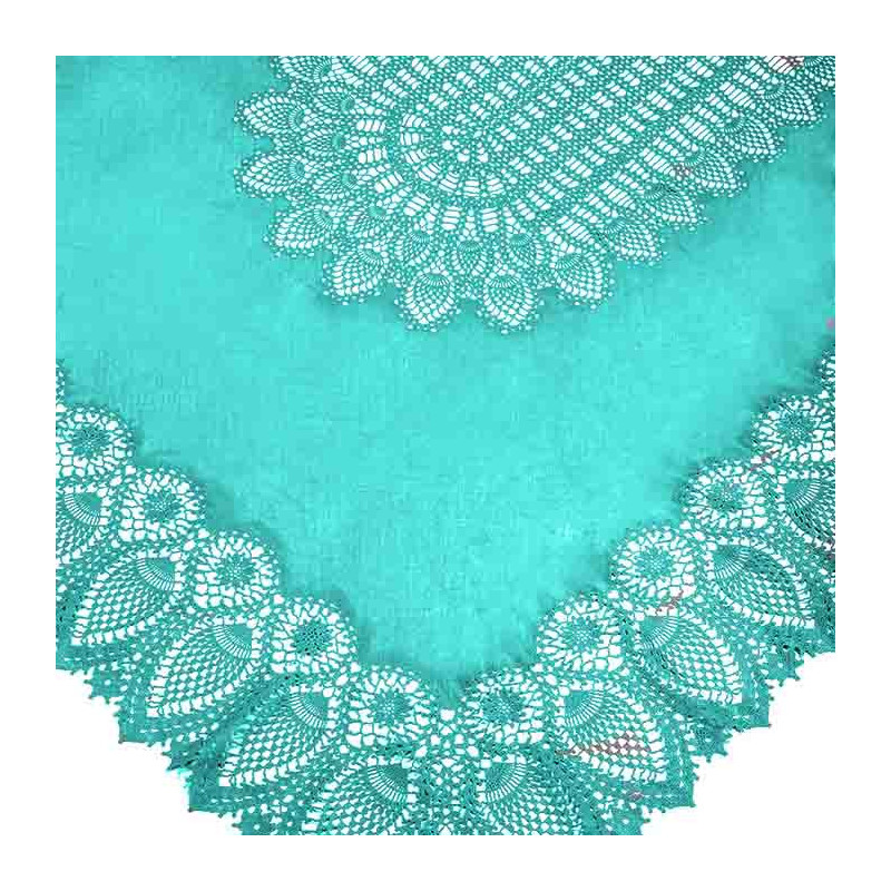 Tovaglia impermeabile vinile pizzo 150x264 cm