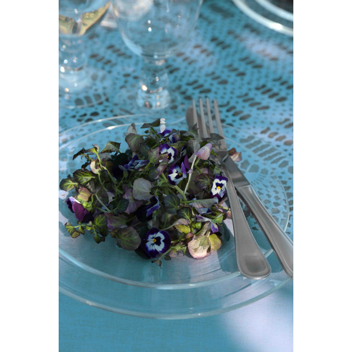 Nappe vinyle en dentelle impermeable 150x264 cm