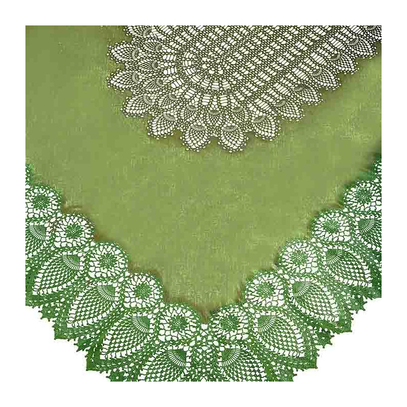 Nappe 150x264 cm vinyle en dentelle impermeable
