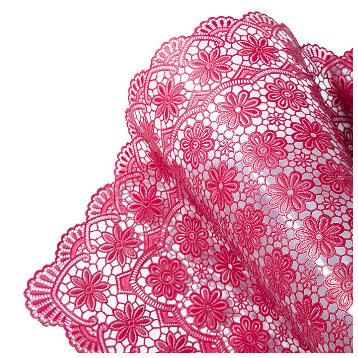 Vinyl waterproof full placemat floral deco