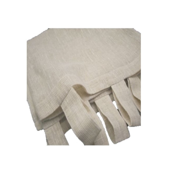 Tenda 100%lino rete panna 150x280