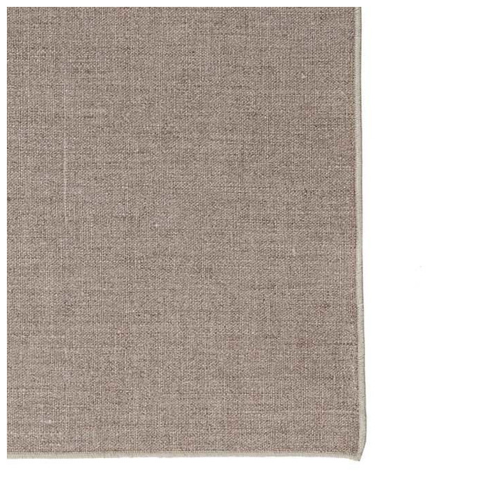 Tovagliolo 100% lino liscio04 naturale bordo natur 24 x 24 cm