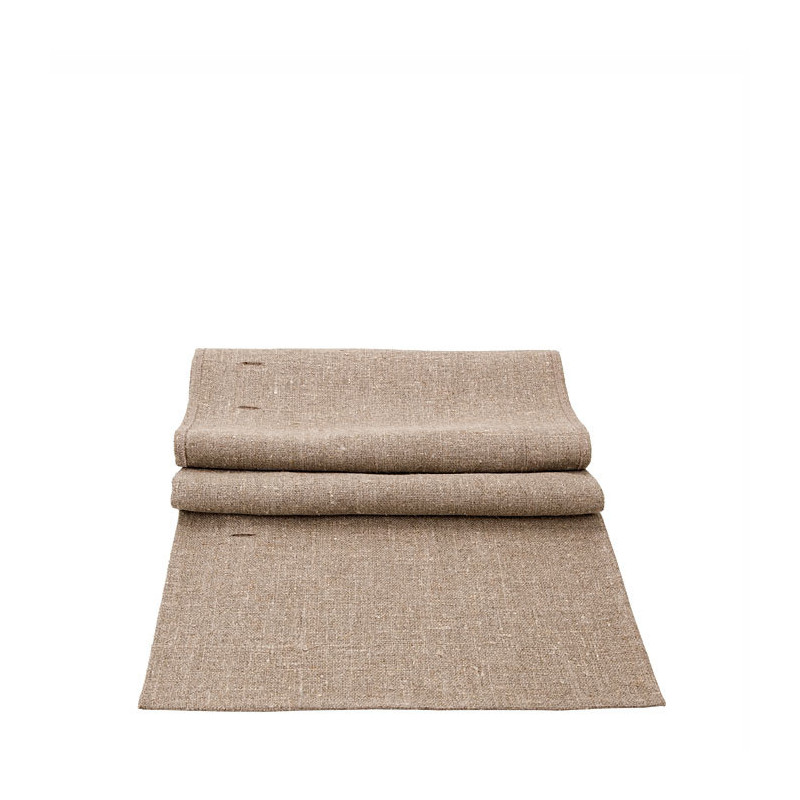 Runner fori 100% lino grezzo naturale 45 x 160 cm