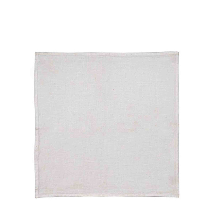 100%linen10 napkin white color 40 x 40 cm