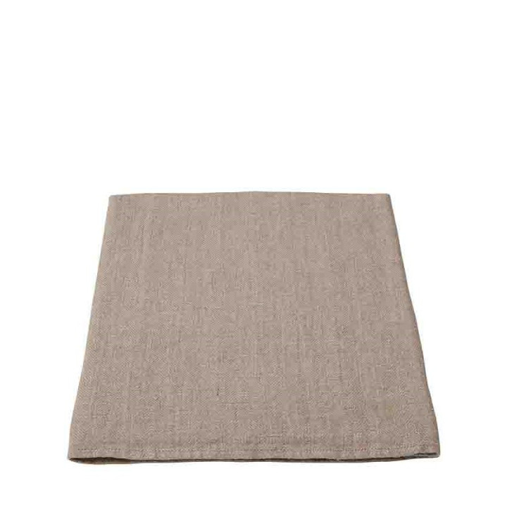 110*110 cm tablecloth 100%linen natural colour
