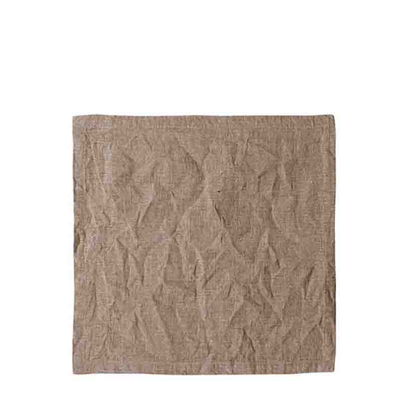 Tovagliolo 100% lino stonewashed naturale 40 x 40 cm