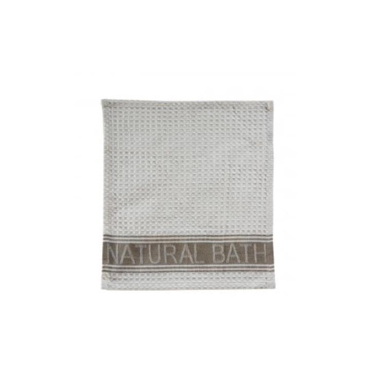 Asciugamano waffle "natural bath" 50 x 70 cm