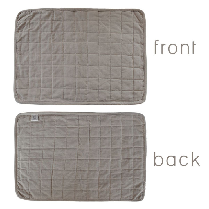 Tapis rembourre 100% coton naturel 42x60 cm