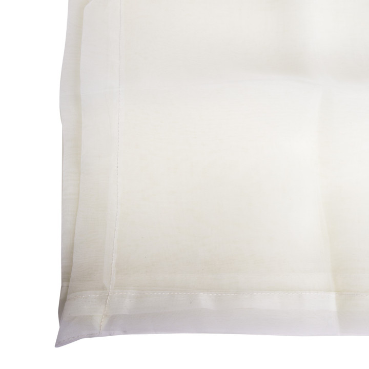 Serviette en voile couleur creme 130x130 cm