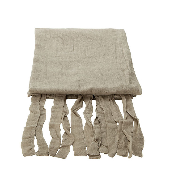 Gauzed curtain linen color