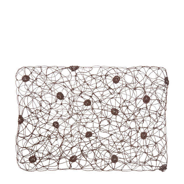 Set de table emmele a pois couleur marron
