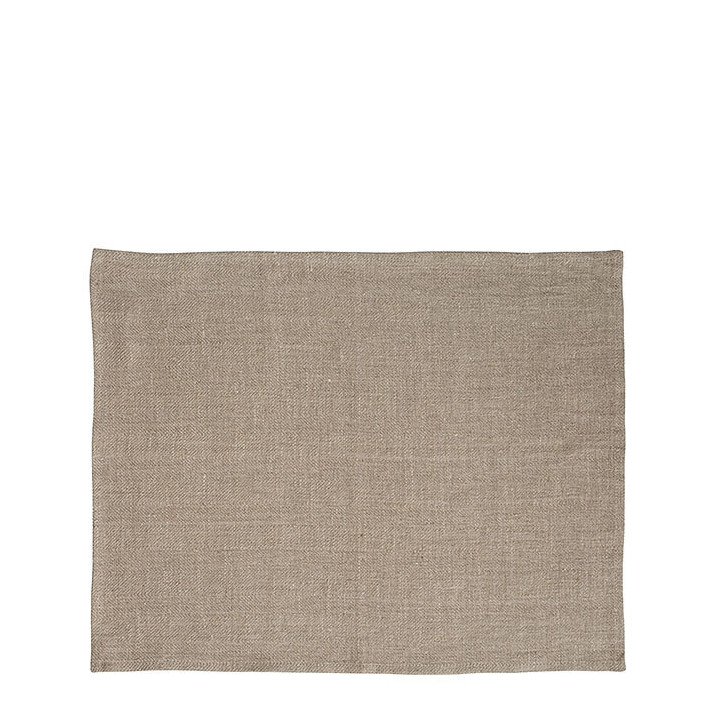 Set de table en 100%lin10 couleur naturel 35 x 50 cm