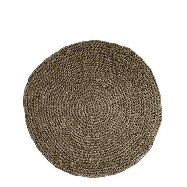 Set de table en crochet d'abaca