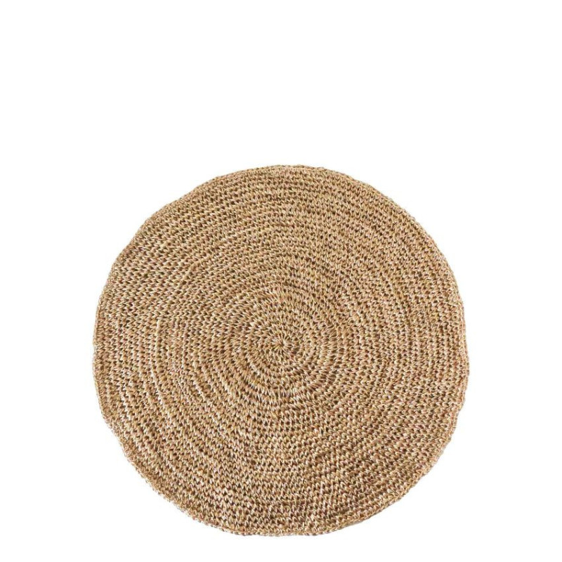 Sottopiatto uncinetto in abaca