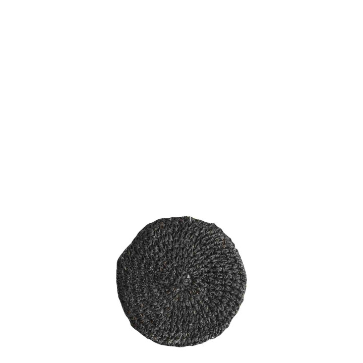 Crochet abaca coaster