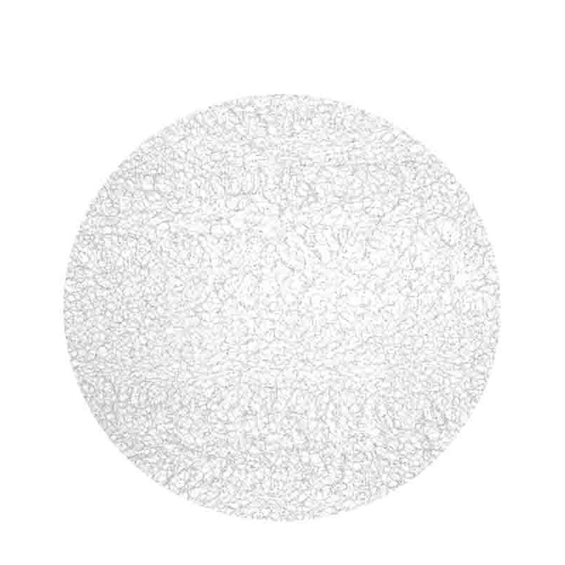 Sottopiatto ghiacciato intrecciato in polietilene d38 cm