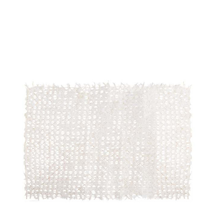 Handmade placemat in white/golden paper 31.5x47 cm