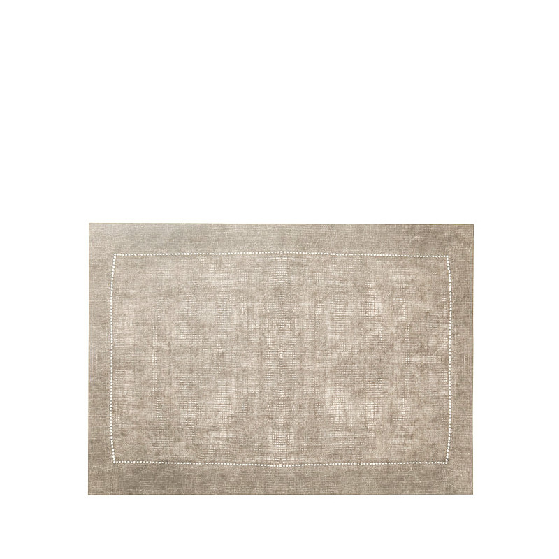 Cellulose fiber placemat with cross-hatching 31.5 x 47 cm