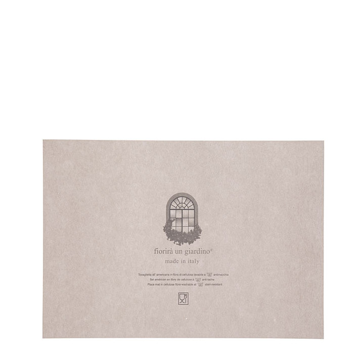 Cellulose fiber placemat with cross-hatching 31.5 x 47 cm