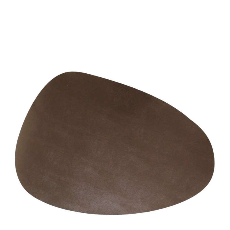 Set de table faux cuir forme goutte  33 x 47 cm