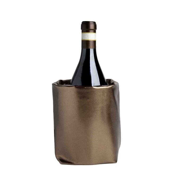 Cooling faux leather glacette for magnum bottles