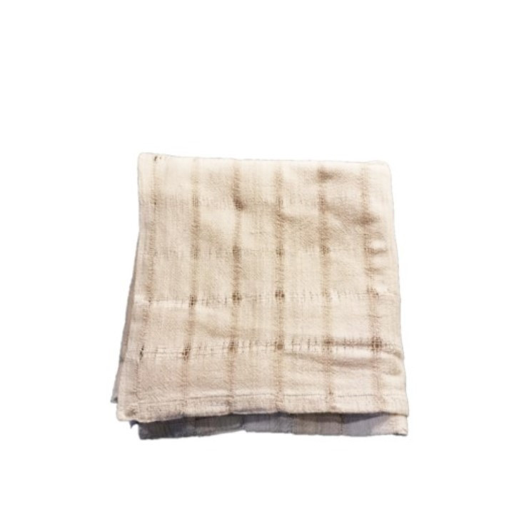 Nappe 100% coton dechire 140x210 cm