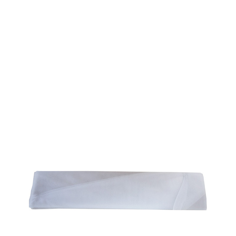 Rouleau de tulle blanc 9m x 140cm