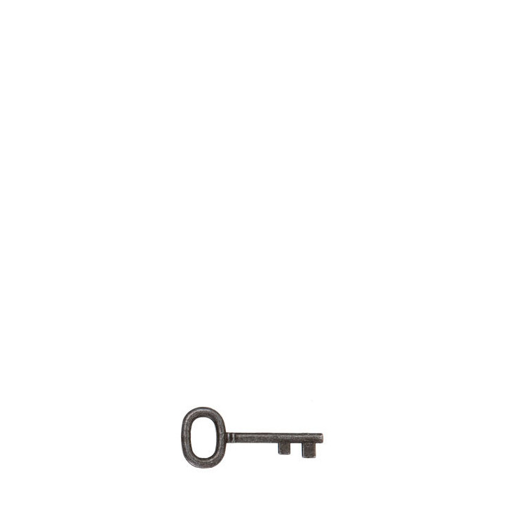 Clef en metal modele petit 4 cm