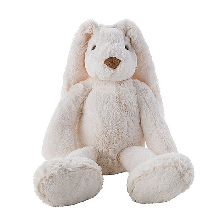 White rabbit with long ears h50 cm