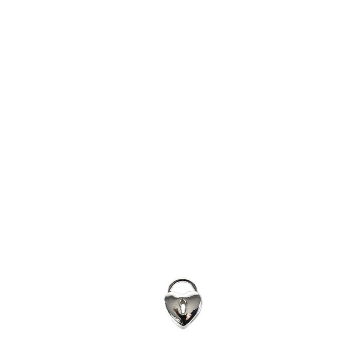 12 pack of mini metal hearts with lock h1.5 cm