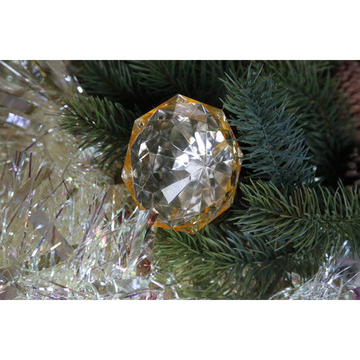 Faceted pendant jewel