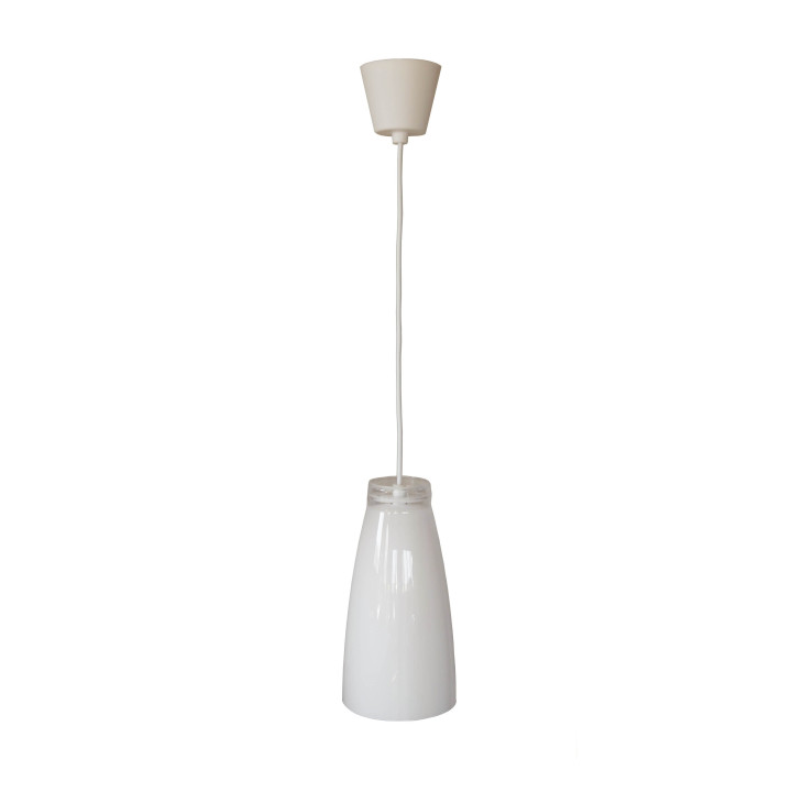 Lampada metacrilato bianca d14 h28 cm