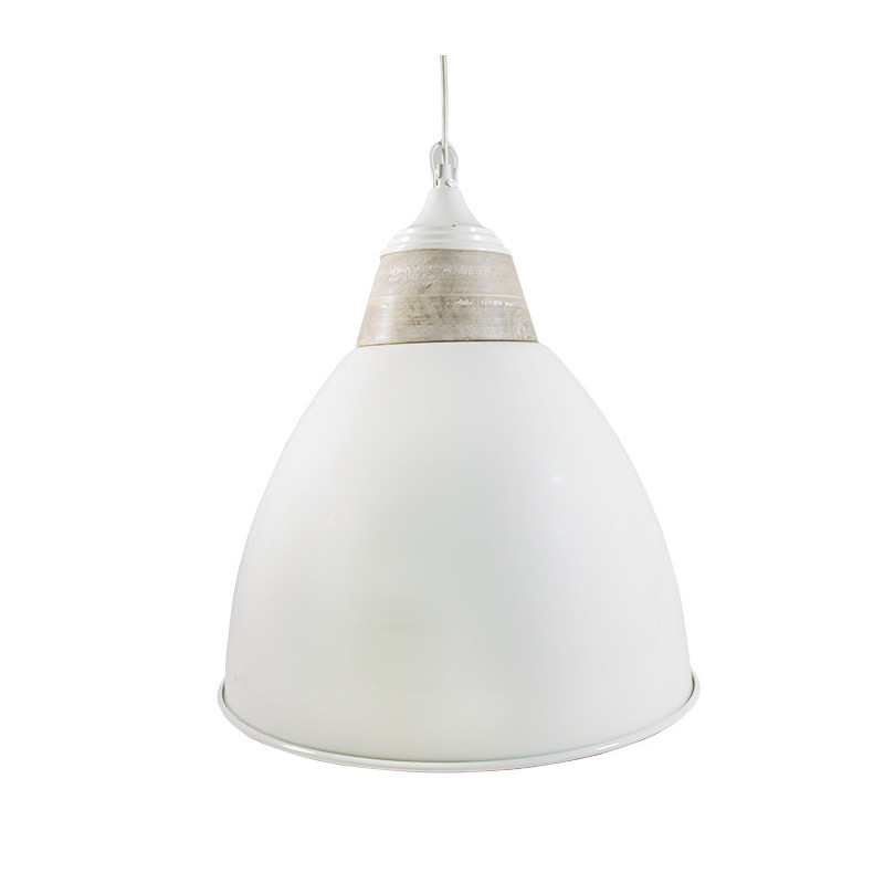 Lampada campana bianca d55 h60 cm