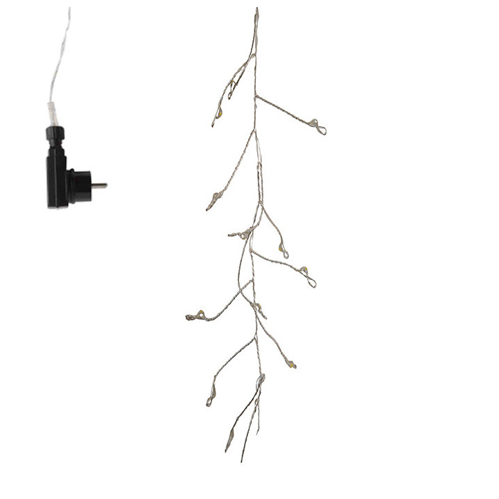 Waterfall of 300 led lights with plug for in/outdoor use 3 m