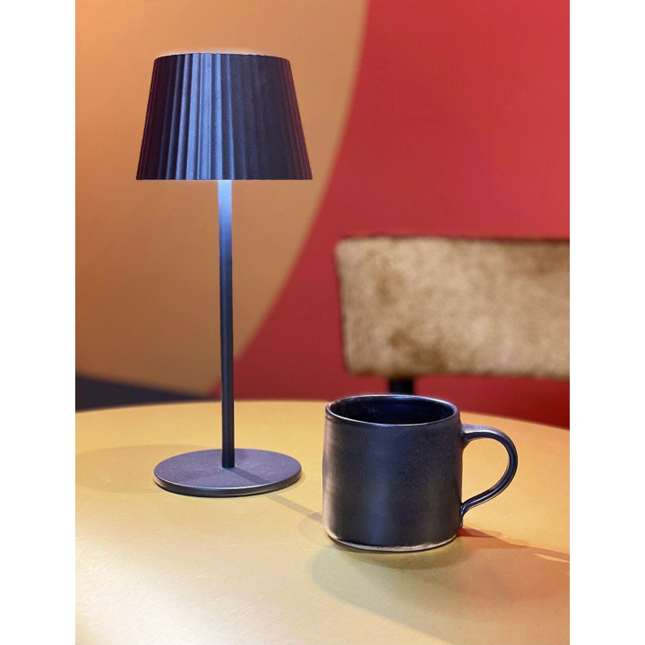 Lampe a abat-jour plisse - usb