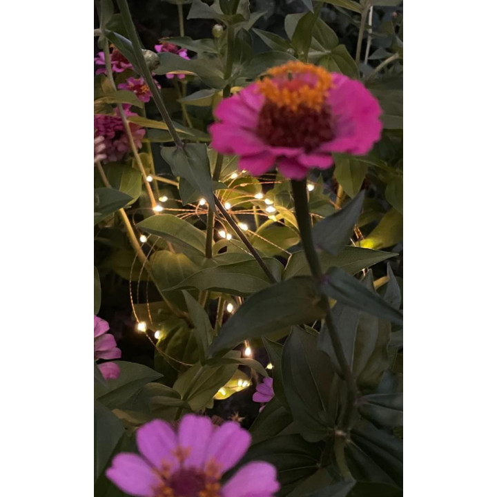 Pissenlit energie solaire avec 60 leds h85 cm