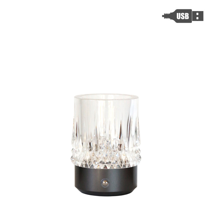 Lampe de table crystal
