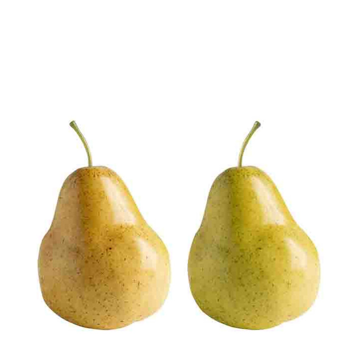 Poires artificielles (verte ou jaunes)