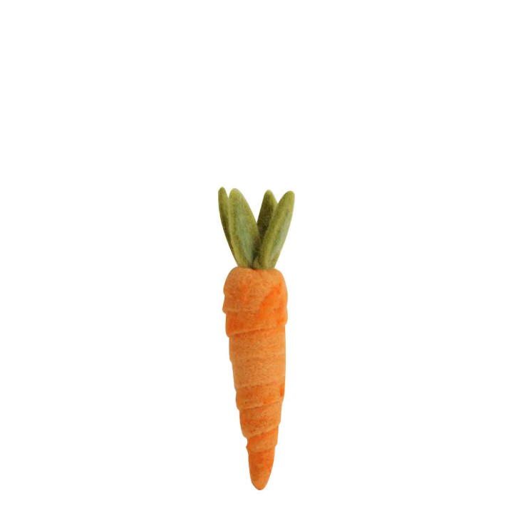 Carrotte en feutre orange h20 cm