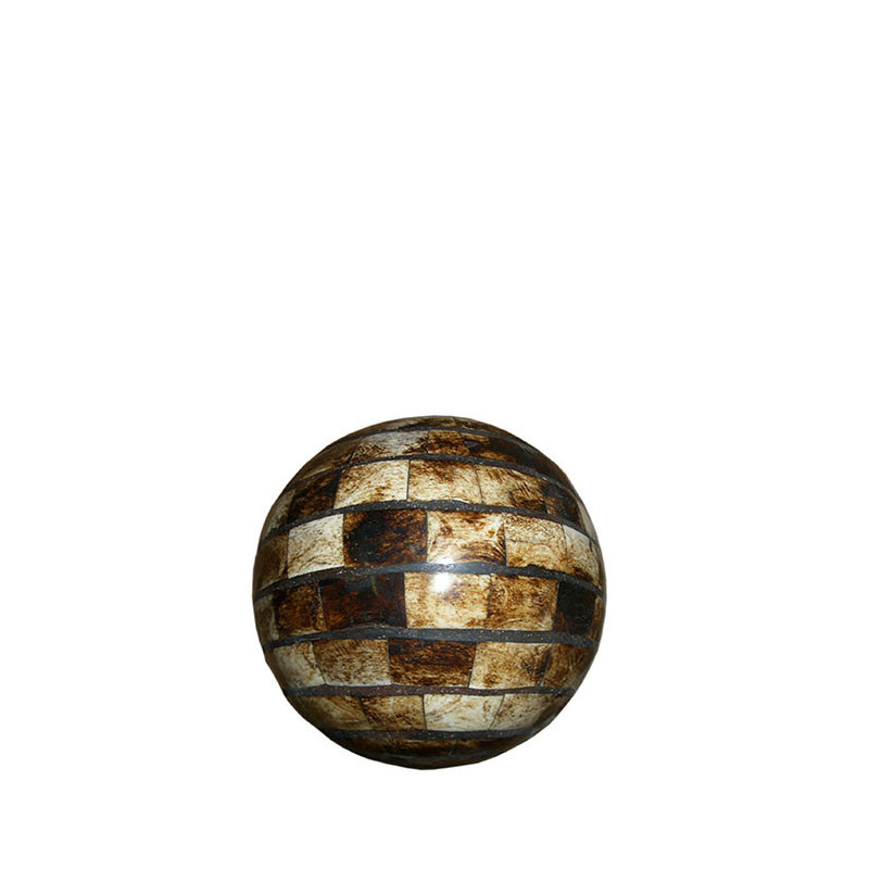 Brown bowl with plugs