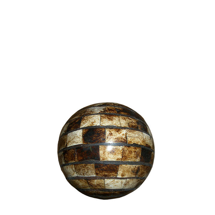 Palla tasselli marrone d12 cm