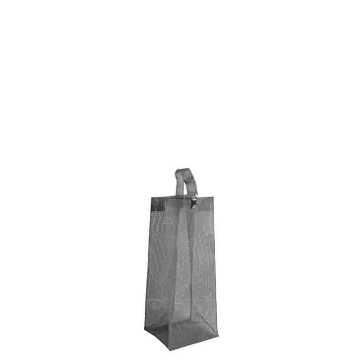 Polyethylene bottle holder with metal hook 13x13 h50 cm