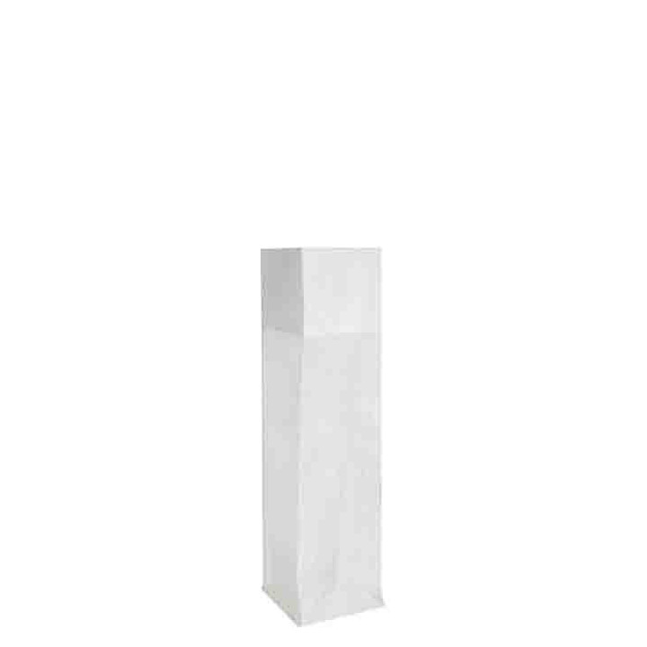 White bag in polyethylene net 13x13 h50 cm