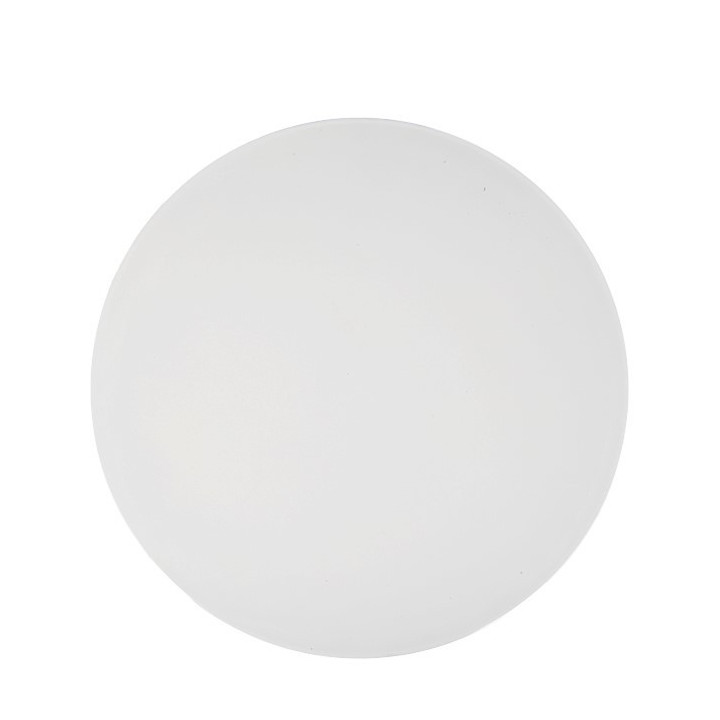 Plastic underplate white color d33 h0.5 cm
