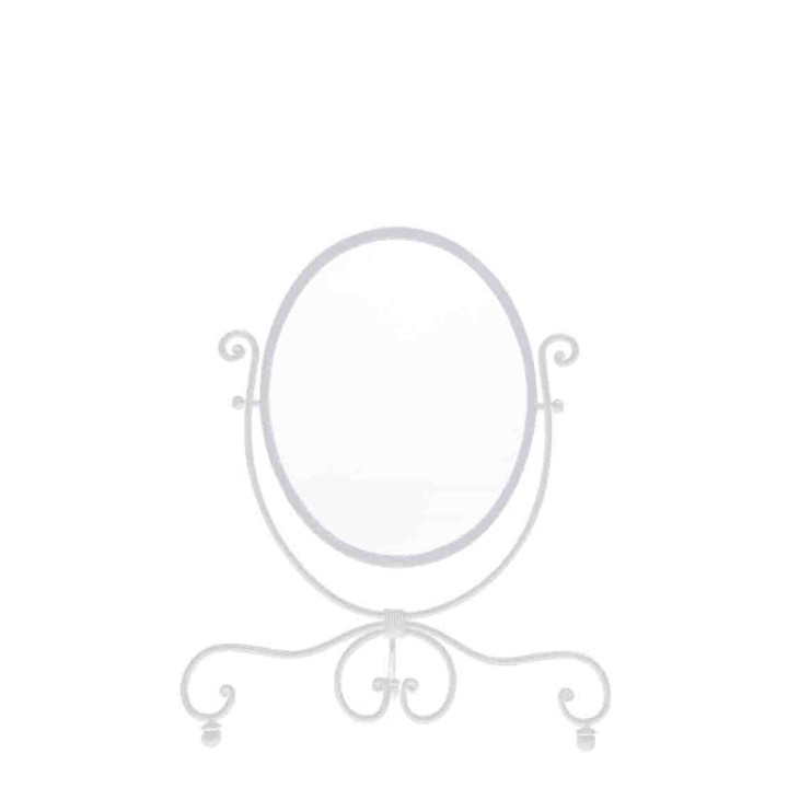 Miroir blanc blanche neige 60x70 cm