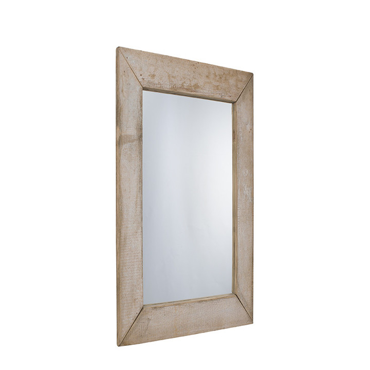Natural raw plank mirror 80 x 170 cm