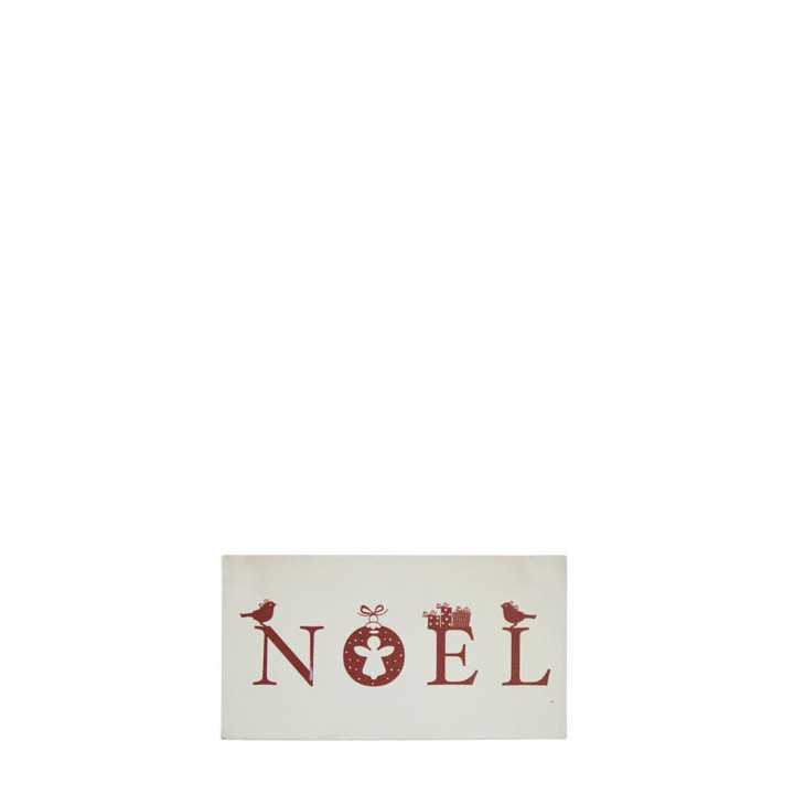 Tavoletta noel f.do panna 9 x 17 cm
